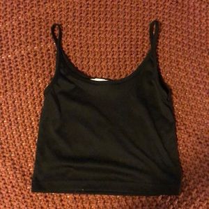 black tank top size medium, fits like small/xsmall